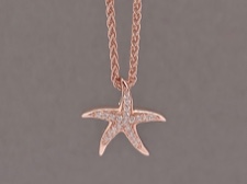 Rose Silver Starfish