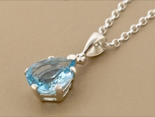 Blue Topaz Necklace