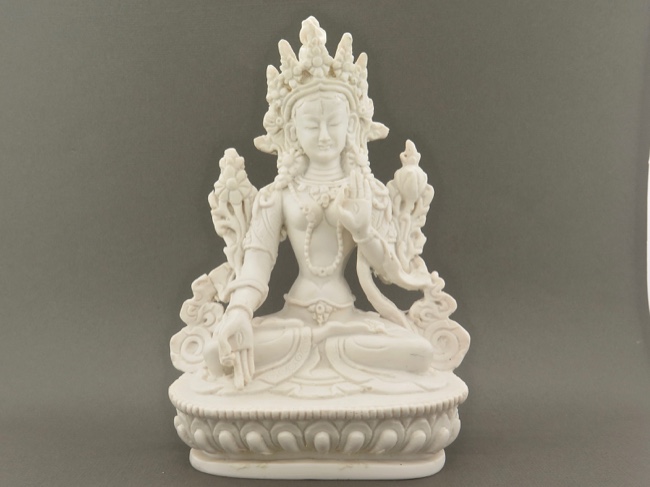 White Tara - Peaceful Compassion - Made in Nepal - Click Image to Close