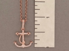 Rose Silver Anchor