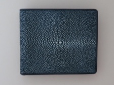 Genuine Polished Stingray Leather Bifold
