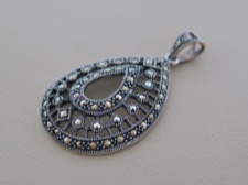 Vintage Marcasite Tear