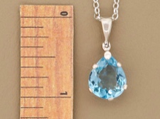 Blue Topaz Necklace