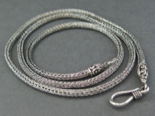 Chain, Sterling Foxtail 20in