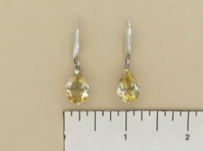 Citrine Faceted Tears