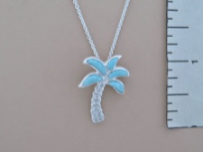 Larimar Palm Necklace