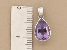 Amethyst Tear Pendant