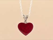 Sterling Ornate Heart