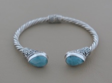 Larimar Tear Cuff - small