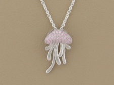 Rosy Pink CZ Jellyfish