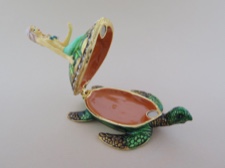 Enamel Box - Mermaid on Her Turtle