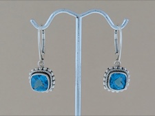 Bali Blue Topaz Earrings