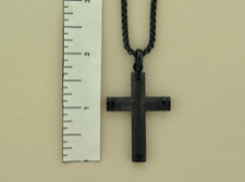 Cross Necklace Ebony