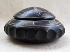 Soapstone Handcarved Box from Agadez Niger