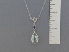 Green Amethyst Teardrop