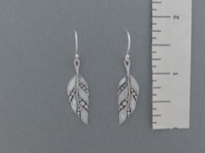 Sterling Feathers Inlaid