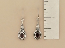 Garnet Ornate Dangle