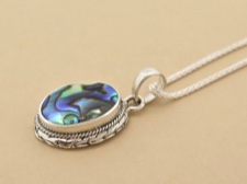 Abalone Oval Necklace