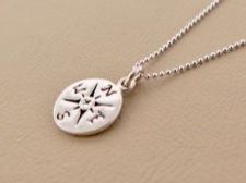 Sterling Compass Rose