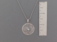 Sterling Stamped Medallion