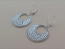 Sterling Dotted Circles