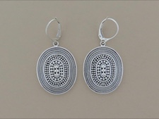 Sterling Dotted Ovals