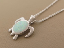 Opal Turtle Necklace