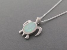 Opal Turtle Necklace