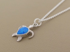 Opal Turtle Necklace