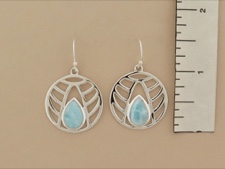 Larimar Radiating Circles