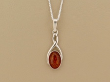 Amber Oval Necklace