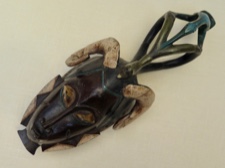 Guro Handpainted Hornbill and Ram Head Mask