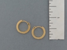 Gold Vermeil Huggies