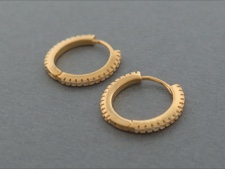 Gold Vermeil Huggies