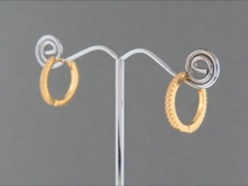 Gold Vermeil Huggies