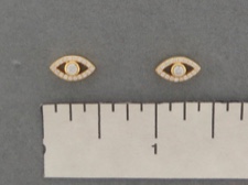 Gold Vermeil Evil Eye