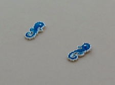 Adorable Enamel Seahorse