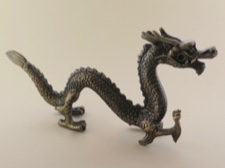 Traditional Chinese Bronze Walking Dragon