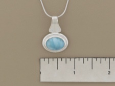 Larimar Oval Necklace