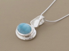 Larimar Oval Necklace