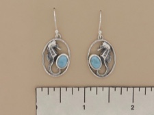 Larimar Seahorse Oval