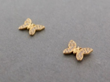 Gold Vermeil Butterflies