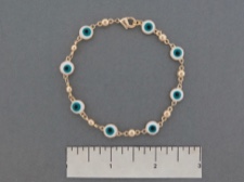 Eye Bead Linked Bracelet