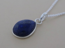 Lapis Tear Necklace