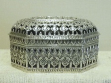 Traditionally Crafted Sterling Silver Box
