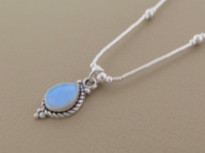 Opal Tear Necklace