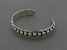 Sterling Ball Cuff