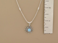 Opal Sun Necklace