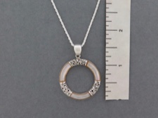 Inlaid Circle Necklace