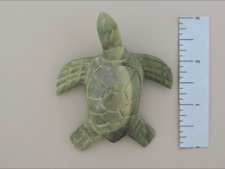 Baby Turtle Hatchling Handcarved Hibiscus Wood